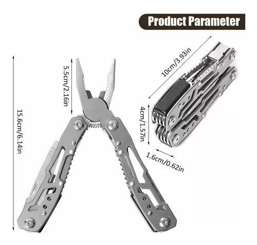 Miniatura 2 de Multiuso Alicate Multiherramienta Plegab